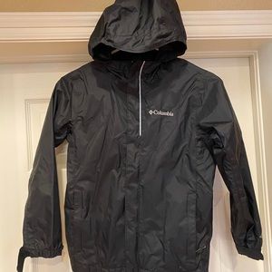 Kids Columbia rain jacket size 7/8, like new